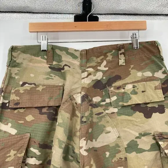 Vintage Camo Green Ripstop Cargo Pants Men’s 34x32 Combat Military Insect Repell